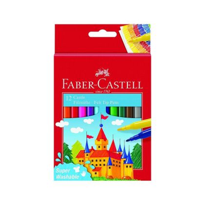 Флумастери Faber-Castell 12 цвята