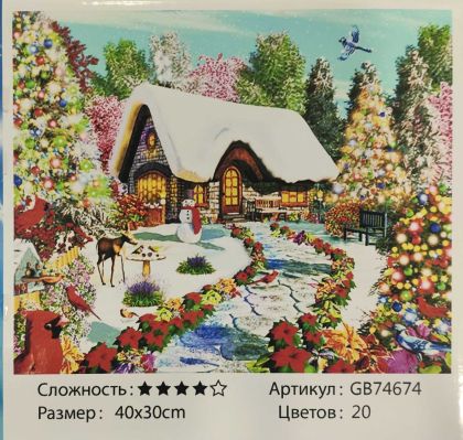 Диамантен гоблен 30 X 40 см в кутия