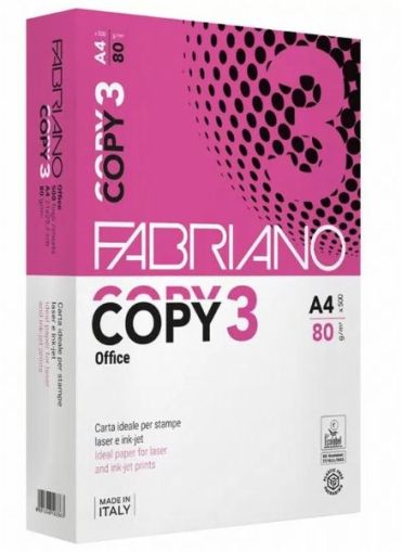 Копирна хартия Fabriano Copy 3, A4, 500 л. 80 g/m2